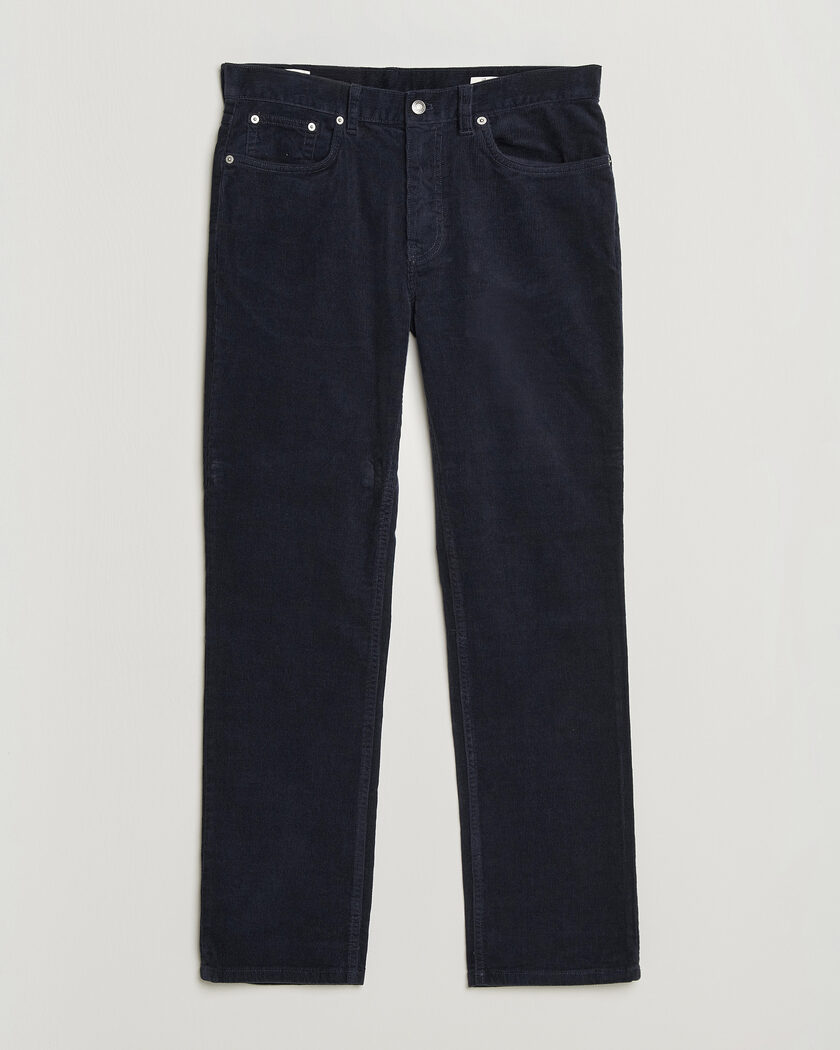 Gant Regular Fit Corduroy 5-Pocket Pants Evening Blue – Blue