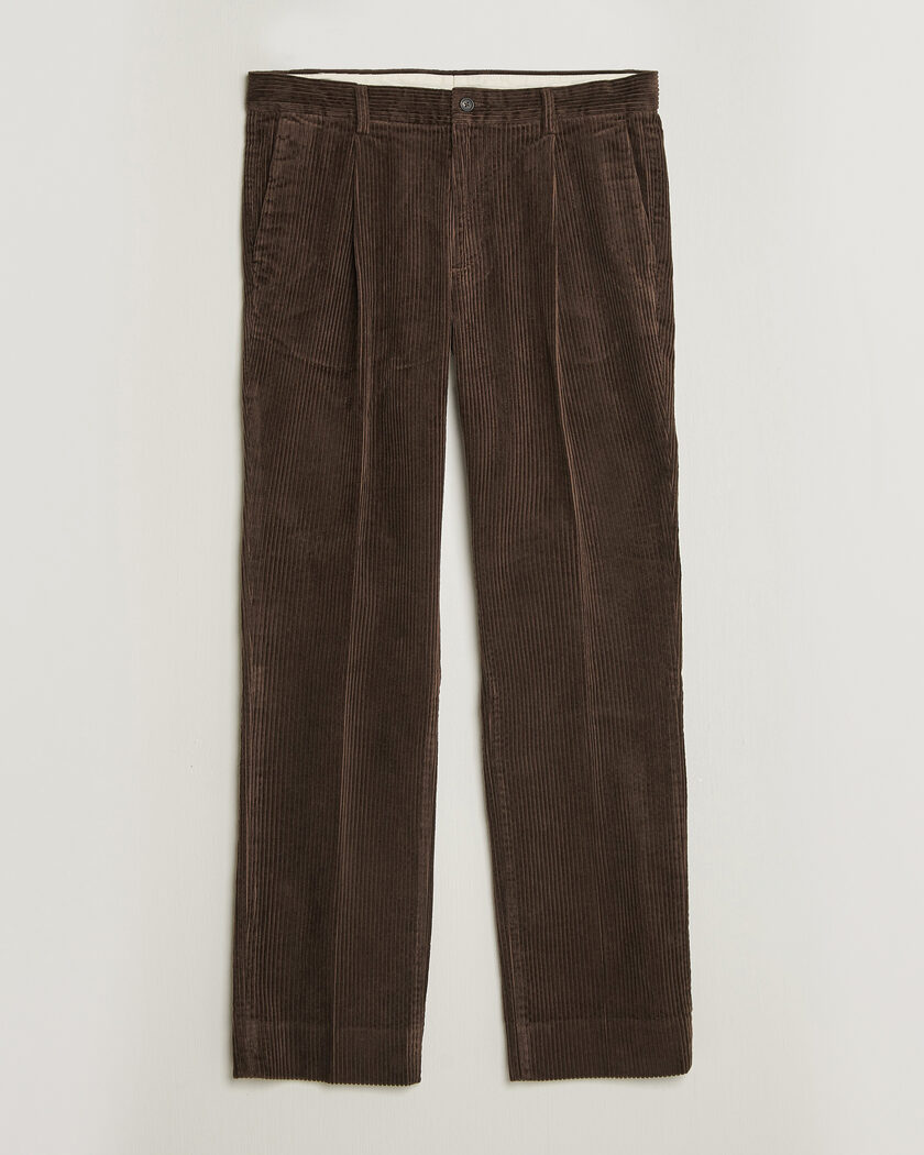 Gant Corduroy Trousers Black Brown – Brown