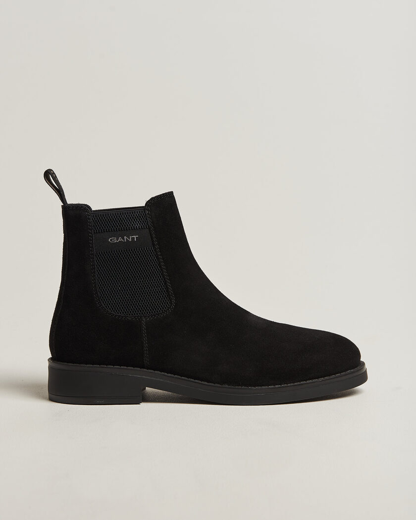 Gant Prepdale Suede Chelsea Boot Black – Black