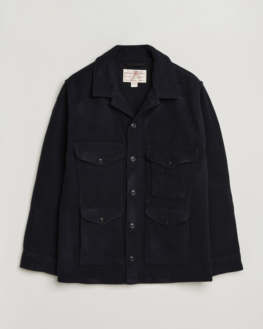 Filson Mackinaw Wool Cruiser Dark Navy – Blue