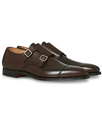  Lowndes Monkstrap Dark Brown Calf