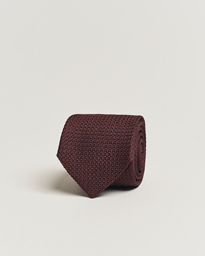  Silk Grenadine 8 cm Tie Wine