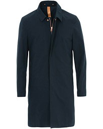  Unlined Cotton Ventile Mac Coat 3.0 Midnight