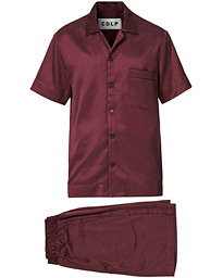  Home Suit Short Sleeve Burgundy