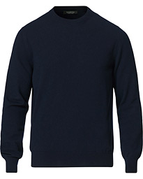  Cashmere Crew Neck Sweater Navy