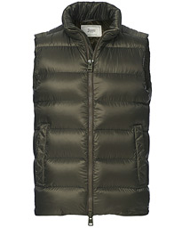  Globe Down Puffer Gilet Forest Green