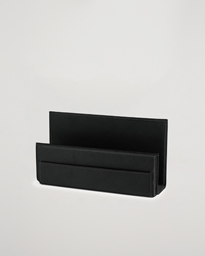  Brennan Leather Letter Rack Black