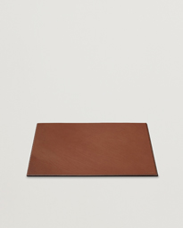  Brennan Small Leather Desk Blotter Saddle Brown