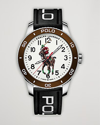  42mm Automatic Pony Player  White Dial/Brown Bezel