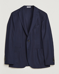  K Jacket Wool Hopsack Classic Blazer Navy