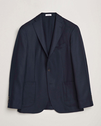  K Jacket Wool Hopsack Blazer Navy