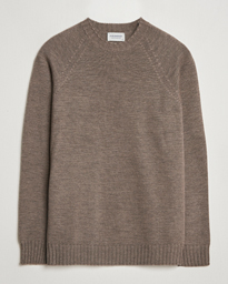  Denver Extra Fine Merino Crew Neck Mushroom Brown