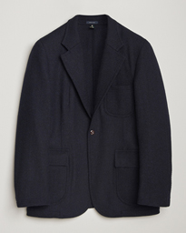  MKVII Harris Tweed Blazer Navy