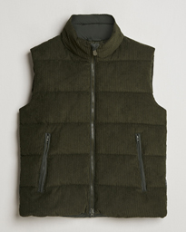  Euriops Cord Padded Vest Land Green