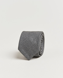  Super 120s Wool Tie Medium Grey