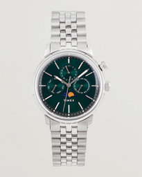  Marlin Moon Phase Quartz Steel 40mm Green Dial