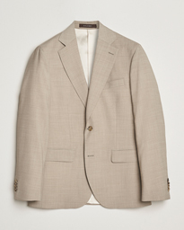  Fogerty Wool Stretch Suit Blazer Beige