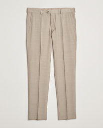  Denz Wool Stretch Suit Trousers Beige