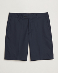  Peet Cotton Pleated Shorts Dark Blue