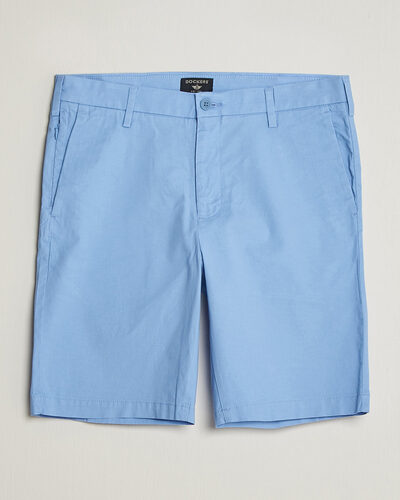 Dockers Slim Cotton/Linen Shorts Vista Blue