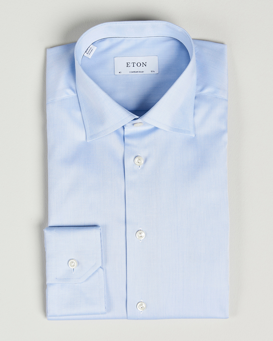 Men | | Eton | Contemporary Fit Shirt Blue