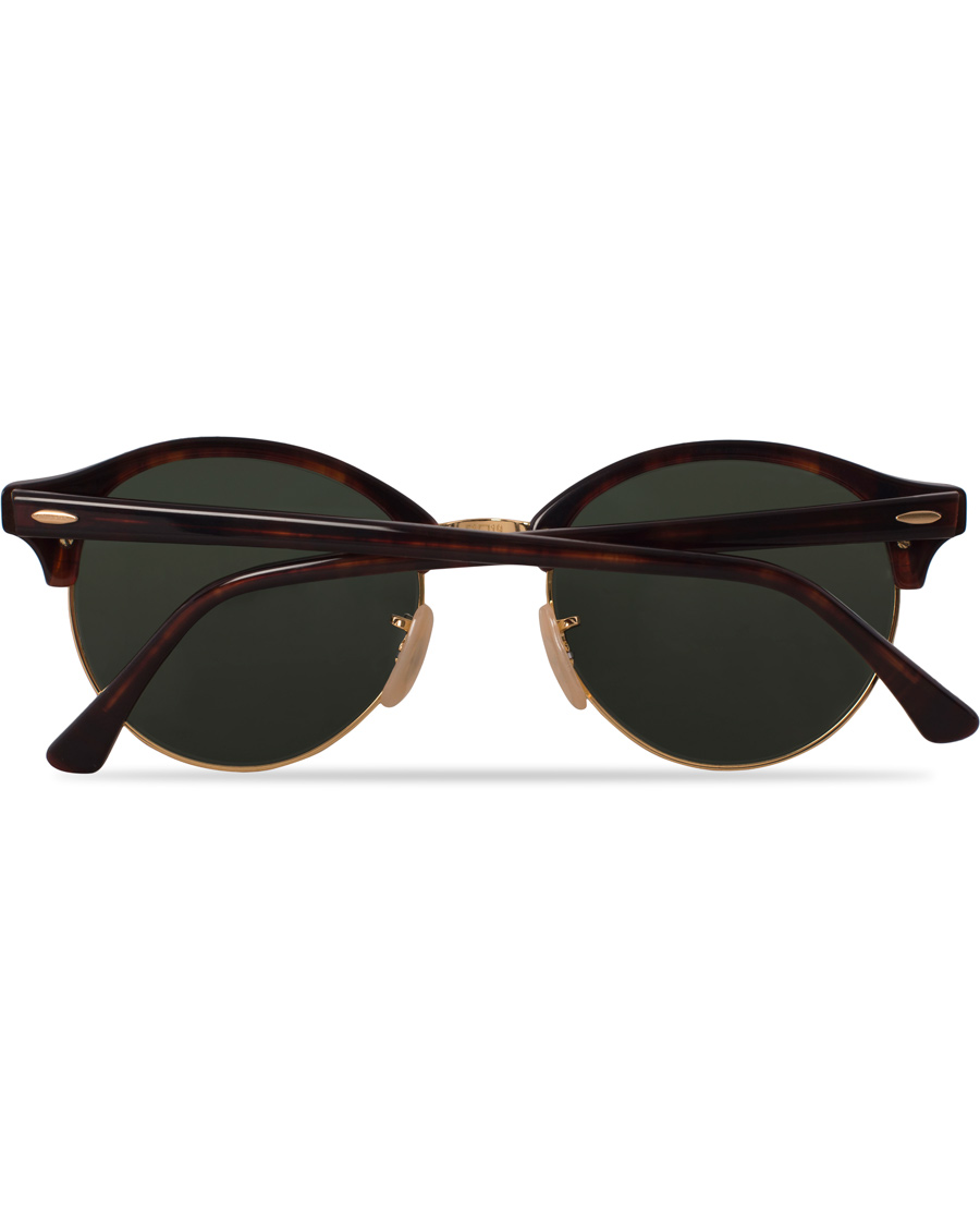 Men | Ray-Ban 0RB4246 Clubround Sunglasses Red Havana/Green | Ray-Ban | 0RB4246 Clubround Sunglasses Red Havana/Green