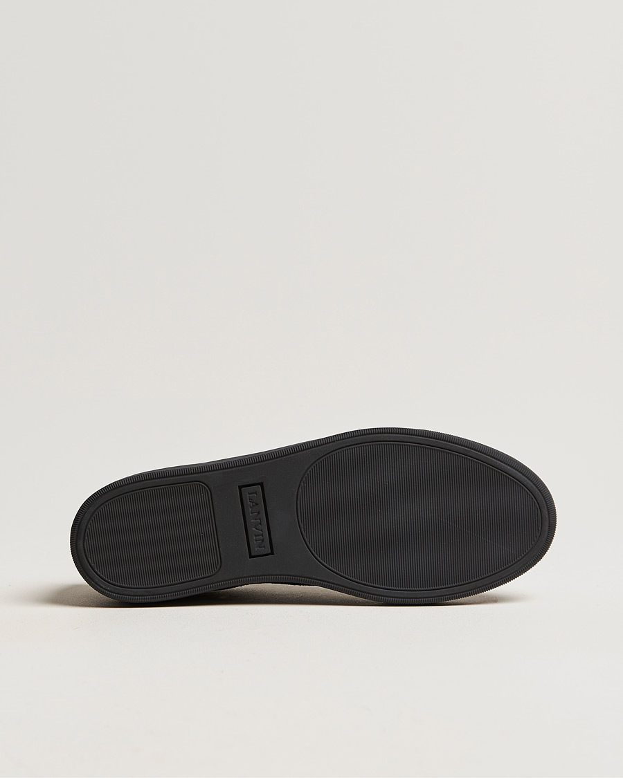Men | Sneakers | Lanvin | Patent Cap Toe Sneaker Black/Black