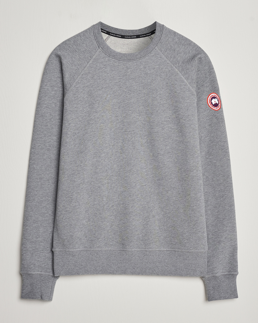 Men | Sweaters & Knitwear | Canada Goose | Huron Crewneck Stone Heather