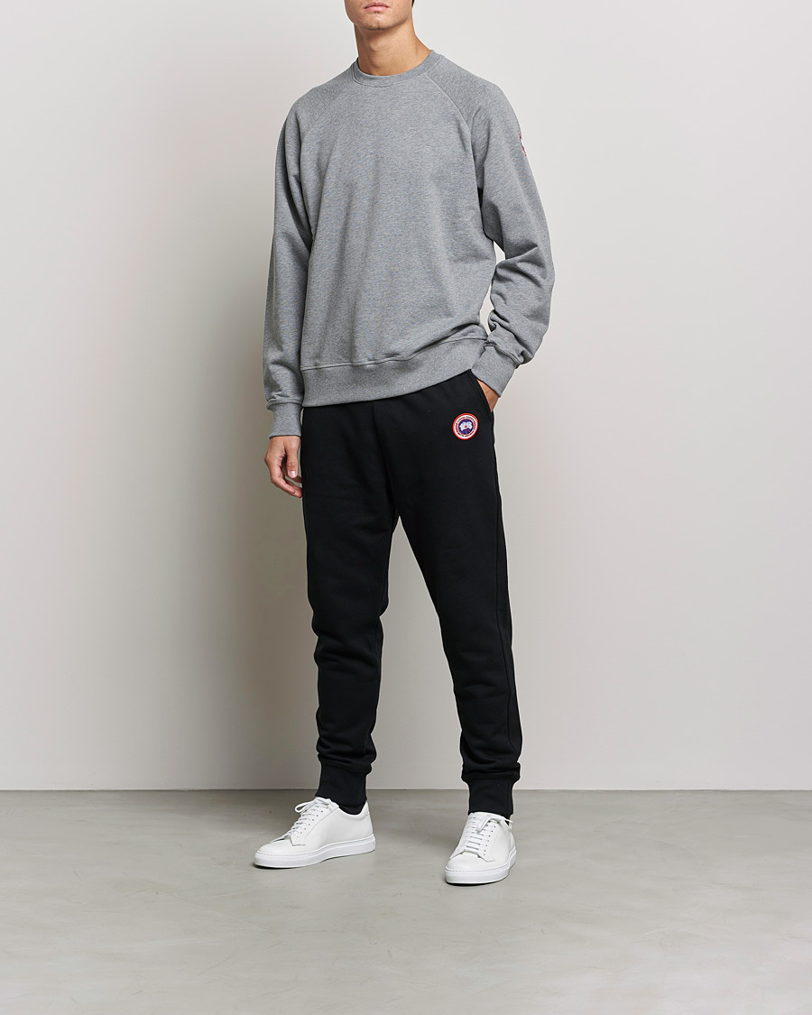 Men | Sweaters & Knitwear | Canada Goose | Huron Crewneck Stone Heather
