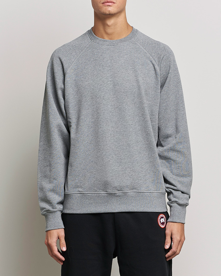 Men | Sweaters & Knitwear | Canada Goose | Huron Crewneck Stone Heather