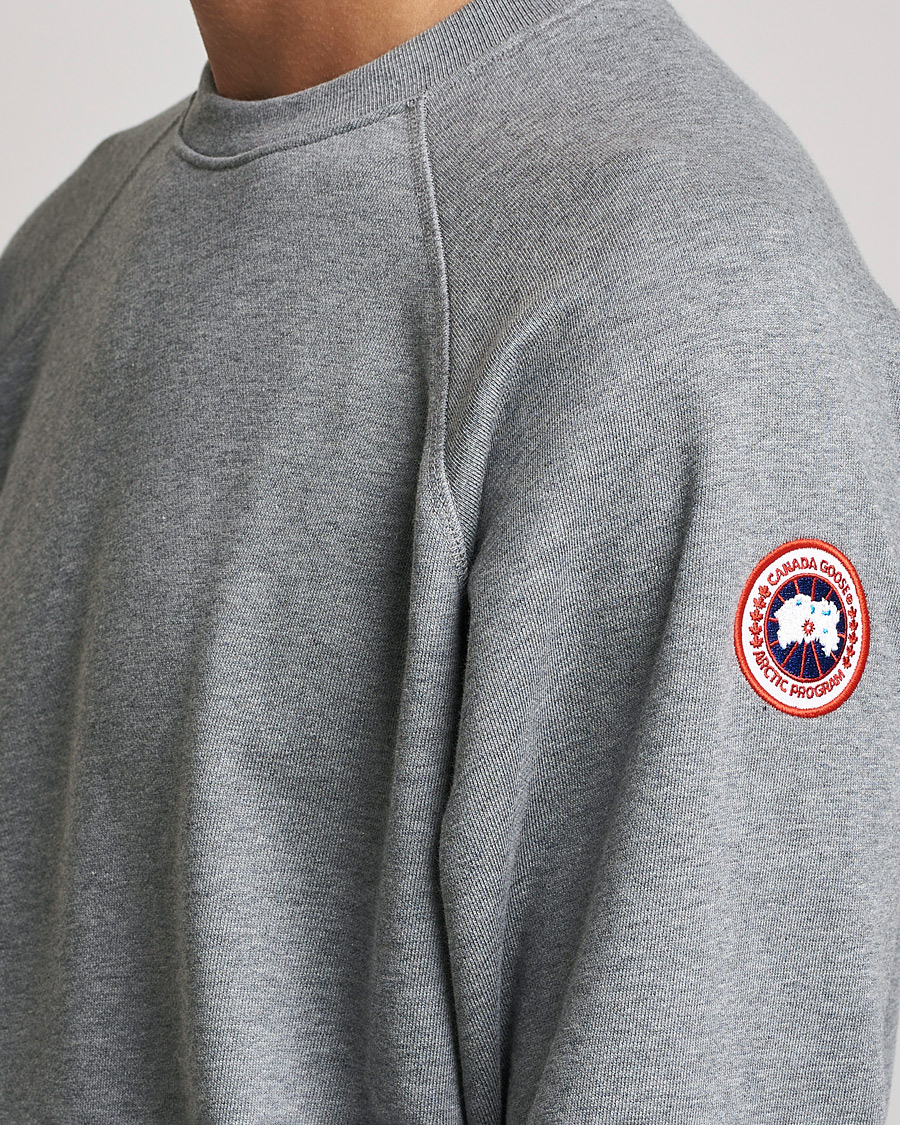 Men | Sweaters & Knitwear | Canada Goose | Huron Crewneck Stone Heather
