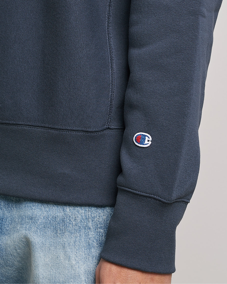 Men | Sweaters & Knitwear | Champion | Reverse Weave Soft Fleece Sweatshirt Navy