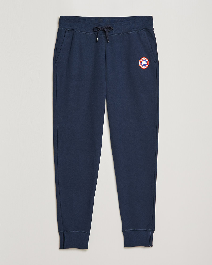 Men | Trousers | Canada Goose | Huron Sweatpants Atlantic Navy