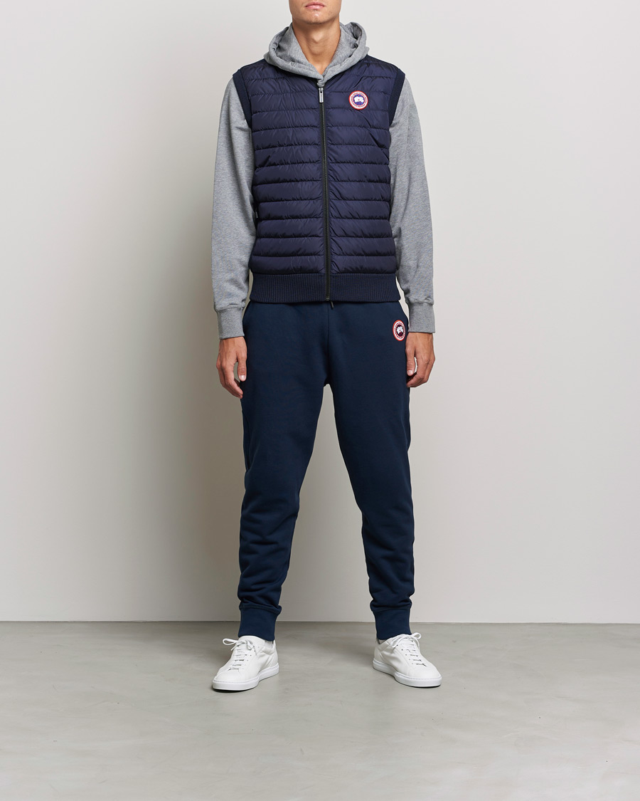 Men | Trousers | Canada Goose | Huron Sweatpants Atlantic Navy
