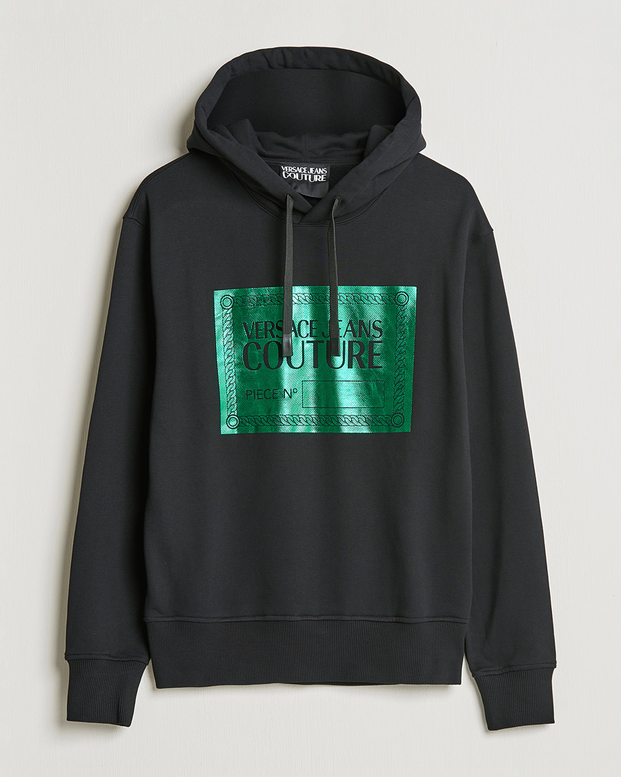 Men | Sweaters & Knitwear | Versace Jeans Couture | Piece Nr Hoodie Black