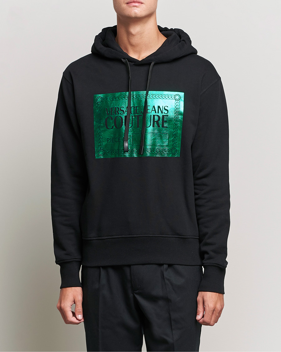 Men | Sweaters & Knitwear | Versace Jeans Couture | Piece Nr Hoodie Black