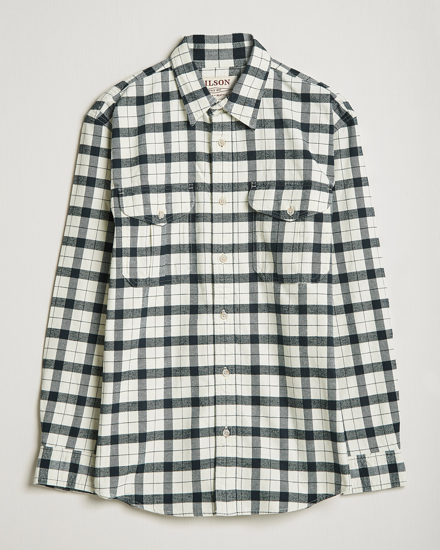 Men | Shirts | Filson | Alaskan Guide Shirt Cream Black