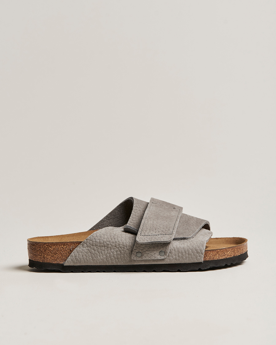 Men | BIRKENSTOCK Kyoto Nubuck Leather Whale Gray | BIRKENSTOCK | Kyoto Nubuck Leather Whale Gray