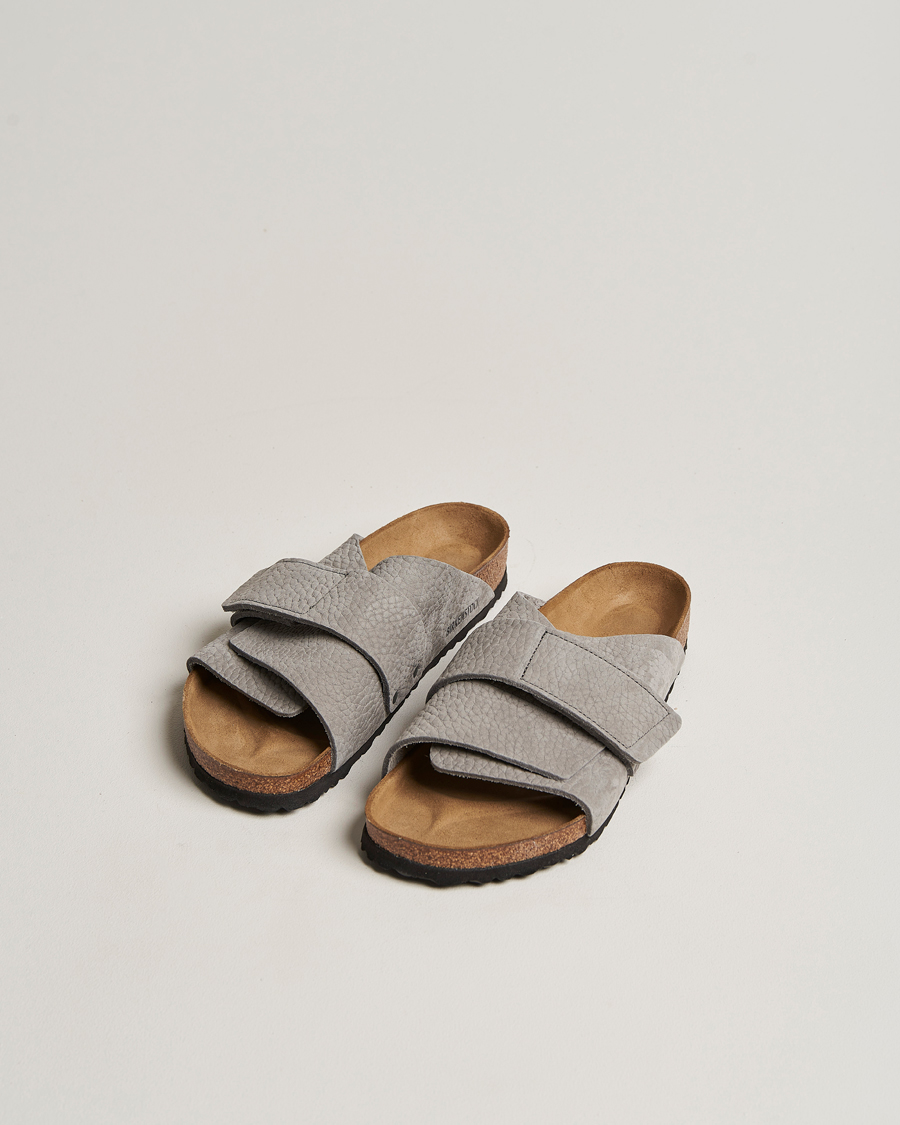 Men | BIRKENSTOCK Kyoto Nubuck Leather Whale Gray | BIRKENSTOCK | Kyoto Nubuck Leather Whale Gray