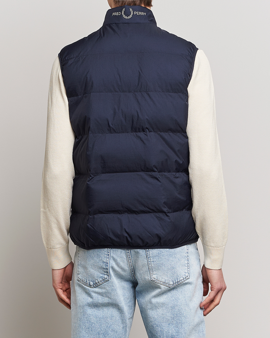 Men | Gilets | Fred Perry | Insulated Gilet Vest Navy