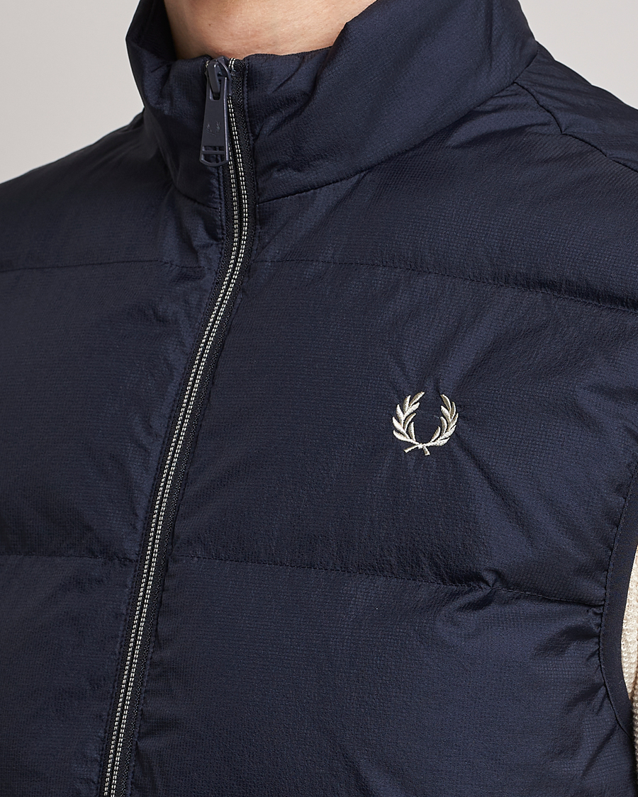Men | Gilets | Fred Perry | Insulated Gilet Vest Navy