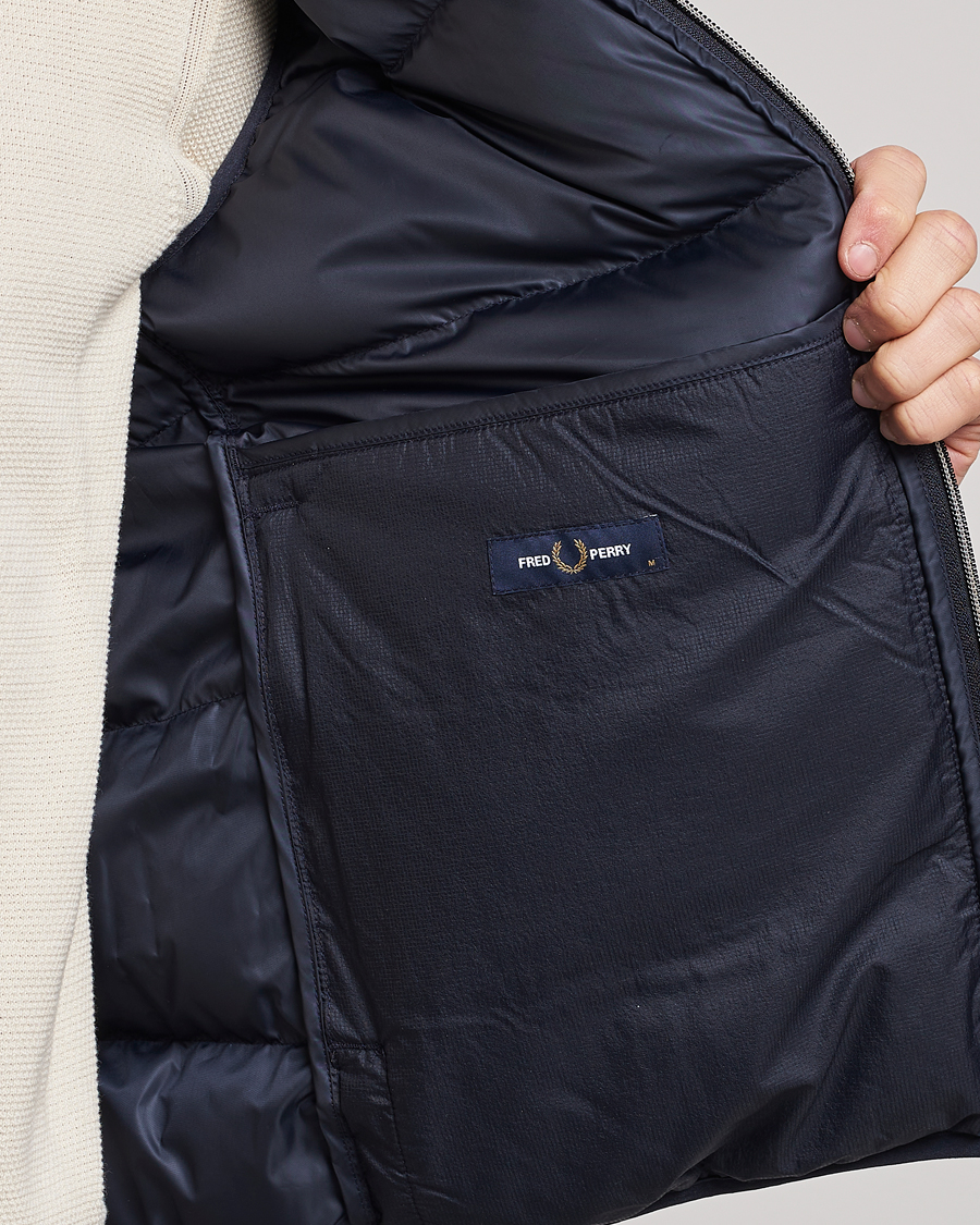 Men | Gilets | Fred Perry | Insulated Gilet Vest Navy