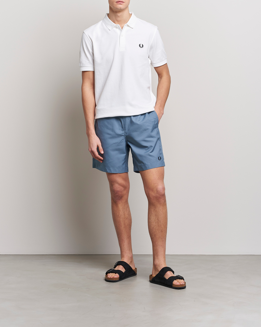 Men | Swimwear | Fred Perry | Classic Swimshorts Ash Blue