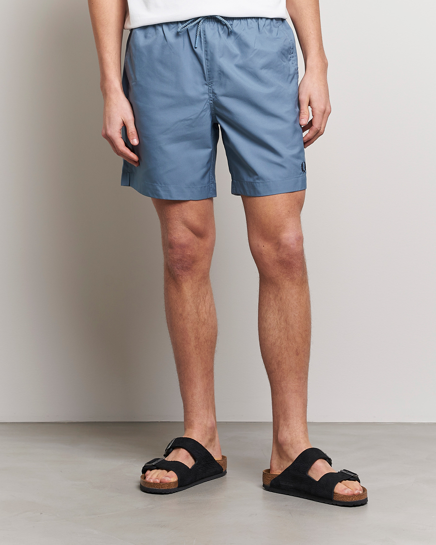 Men | Swimwear | Fred Perry | Classic Swimshorts Ash Blue