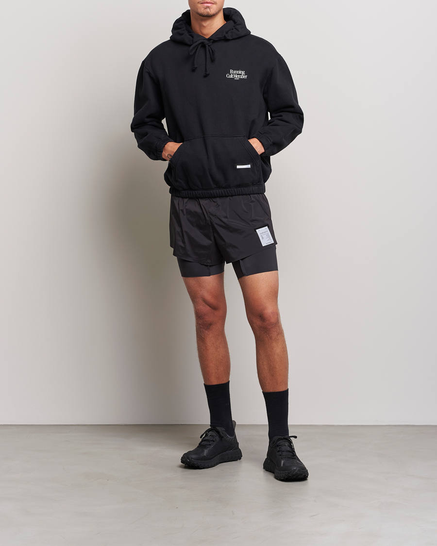 Men | Sweaters & Knitwear | Satisfy | SoftShell Hoodie Black
