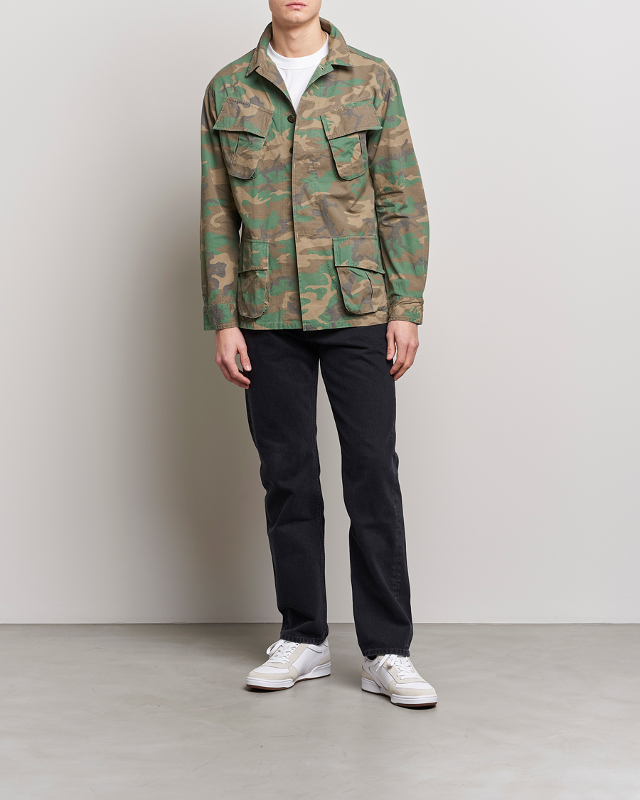 Men | Shirts | Polo Ralph Lauren | Twill Overshirt Iconic Camo