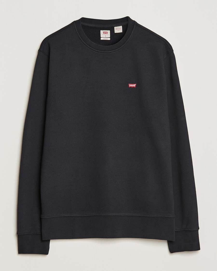 Men | Sweaters & Knitwear | Levi's | Original Crew Neck Sweatshirt Mineral Black