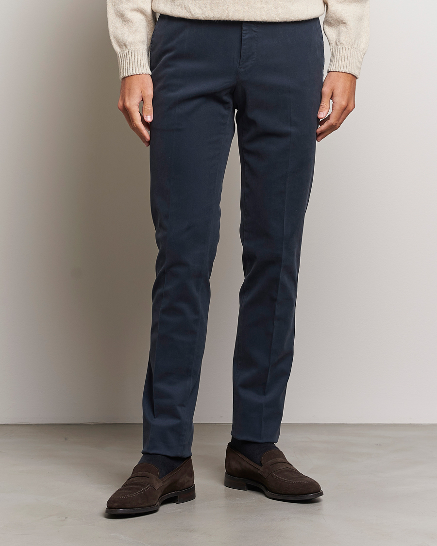 Men | Trousers | PT01 | Slim Fit Cotton Stretch Chinos Navy