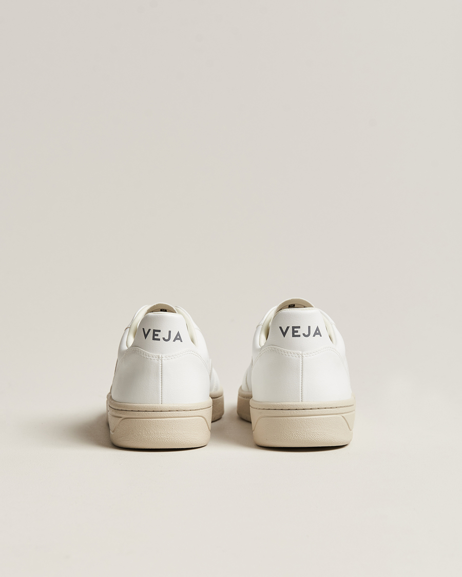 Men | Veja V-10 Vegan Leather Sneaker Full White | Veja | V-10 Vegan Leather Sneaker Full White