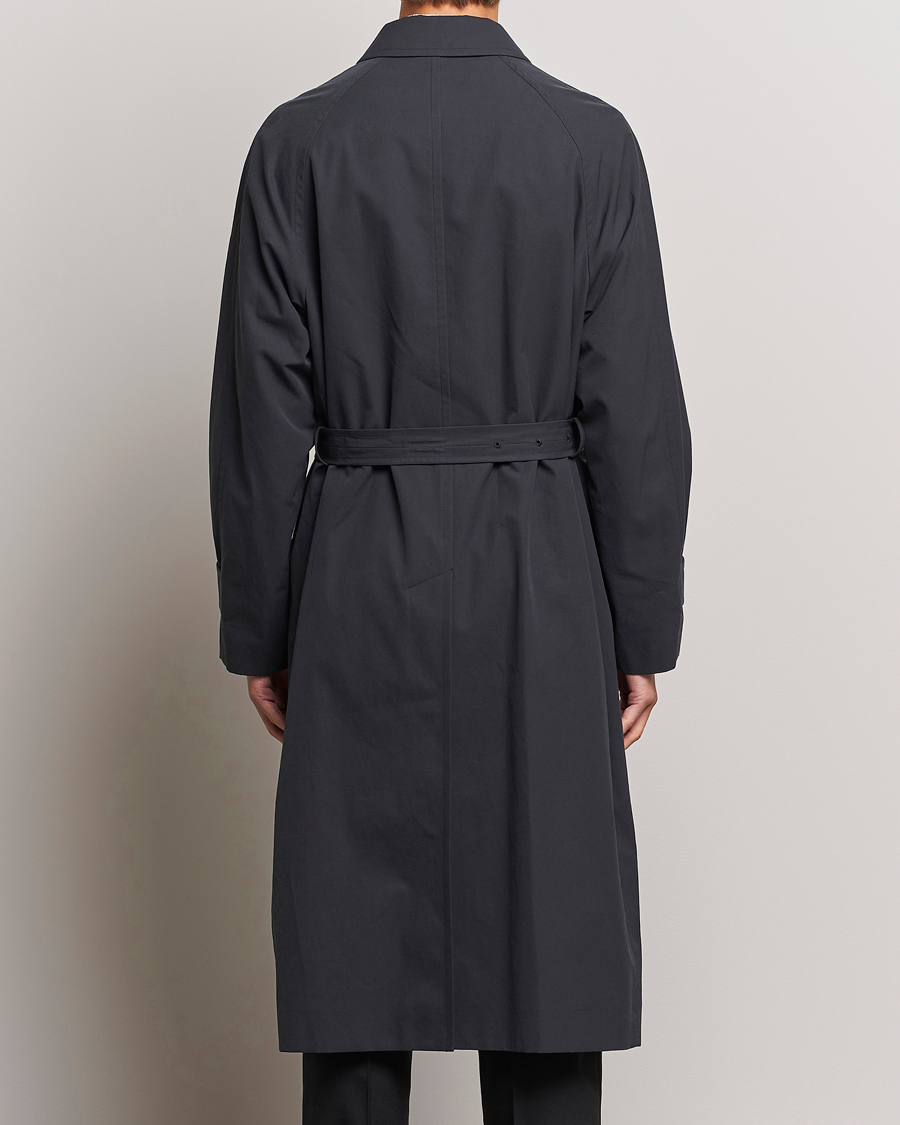 Men | Coats & Jackets | Auralee | Finx Gabardine Trench Coat Black